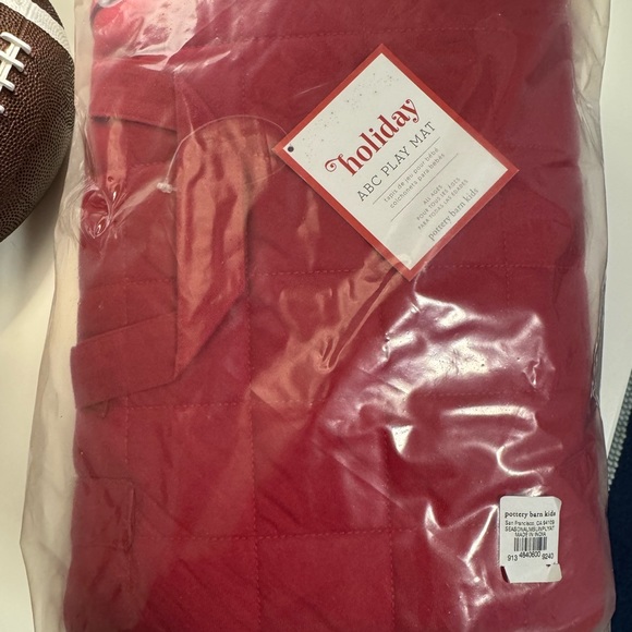 NWT Pottery Barn Kids Seasonal ABC Muslin Travel Play Mat - Picture 7 of 10